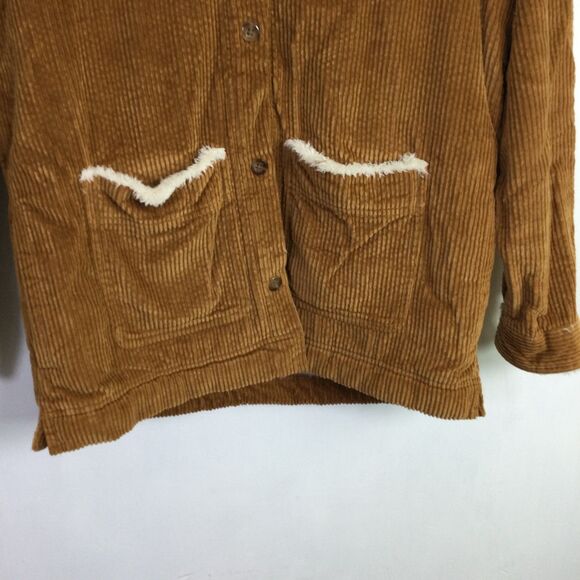L.L Bean Womens Comfort Corduroy Jacket Long Sleeves Saddle Brown Size XS - Picture 13 of 16